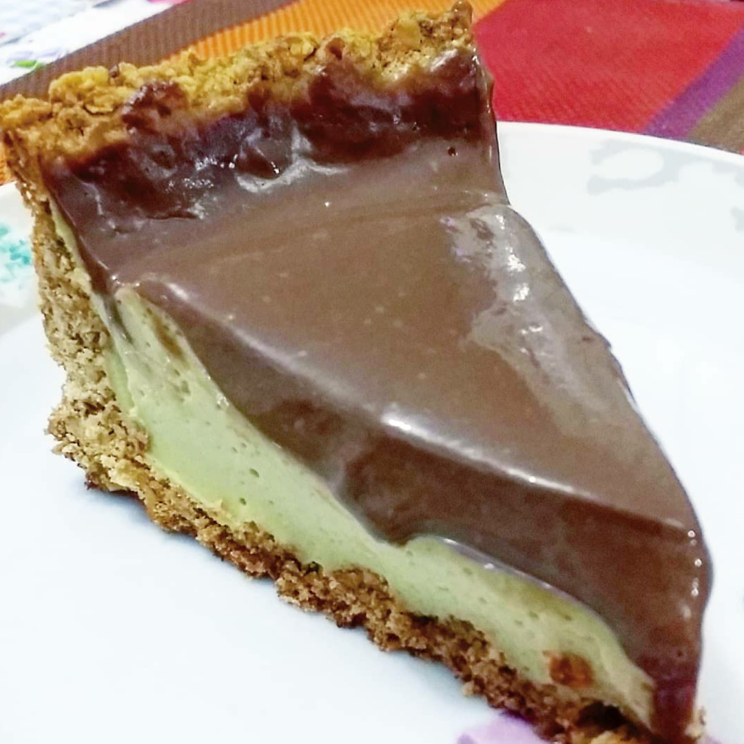 torta chocolate com abacate - quadrado